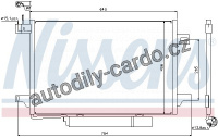 Chladič klimatizace NISSENS 94910