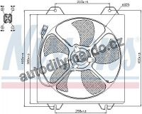 Ventilátor chladiče NISSENS 85530