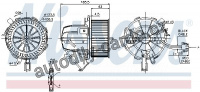 Vnitřní ventilátor NISSENS 87075