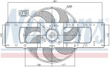 Ventilátor chladiče NISSENS 85499