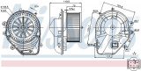 Vnitřní ventilátor NISSENS 87060