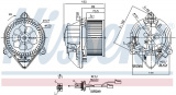 Vnitřní ventilátor NISSENS 87053