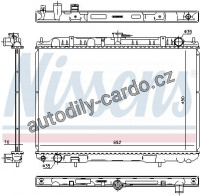 Chladič motoru NISSENS 606161