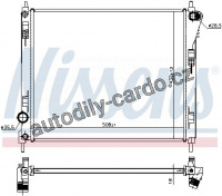 Chladič motoru NISSENS 606120