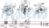 Turbodmychadlo NISSENS 93249