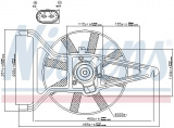 Ventilátor chladiče NISSENS 85041