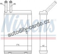 Výměník tepla NISSENS 73642