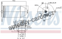 Vysoušeč klimatizace NISSENS 95007