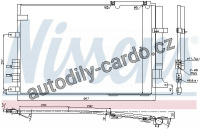 Chladič klimatizace NISSENS 94914