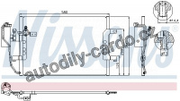 Chladič klimatizace NISSENS 94588