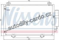 Chladič klimatizace NISSENS 94581