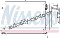 Chladič klimatizace NISSENS 94872