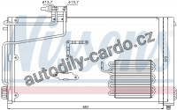 Chladič klimatizace NISSENS 94545