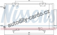 Chladič klimatizace NISSENS 94540