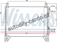 Chladič klimatizace NISSENS 94861