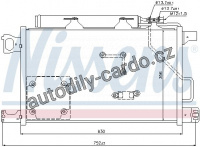 Chladič klimatizace NISSENS 94857