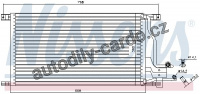 Chladič klimatizace NISSENS 94483