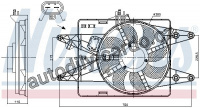 Ventilátor chladiče NISSENS 85133