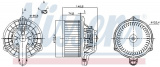 Vnitřní ventilátor NISSENS 87162