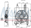 Ventilátor chladiče NISSENS 85515