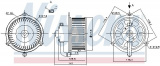 Vnitřní ventilátor NISSENS 87158