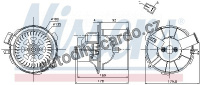 Vnitřní ventilátor NISSENS 87138