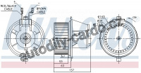 Vnitřní ventilátor NISSENS 87148