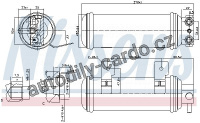 Vysoušeč klimatizace NISSENS 95057