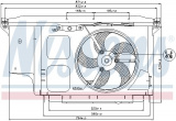 Ventilátor chladiče NISSENS 85007