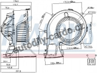 Vnitřní ventilátor NISSENS 87067