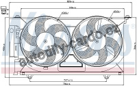 Ventilátor chladiče NISSENS 85074