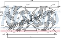 Ventilátor chladiče NISSENS 85083