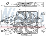 Ventilátor chladiče NISSENS 85569