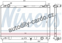 Chladič motoru NISSENS 606546