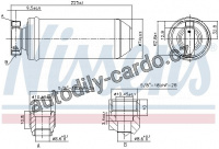 Vysoušeč klimatizace NISSENS 95058