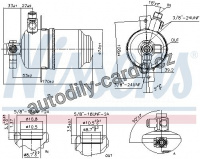 Vysoušeč klimatizace NISSENS 95077