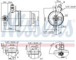 Vysoušeč klimatizace NISSENS 95077