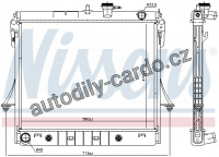 Chladič motoru NISSENS 606649