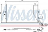 Chladič klimatizace NISSENS 94862