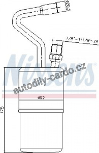 Vysoušeč klimatizace NISSENS 95135
