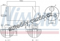 Vysoušeč klimatizace NISSENS 95138