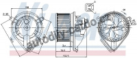 Vnitřní ventilátor NISSENS 87156