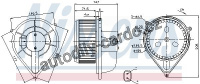 Vnitřní ventilátor NISSENS 87128