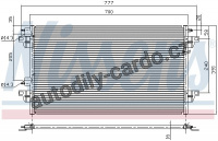 Chladič klimatizace NISSENS 94551