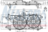 Ventilátor chladiče NISSENS 85130