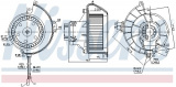 Vnitřní ventilátor NISSENS 87188