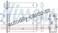 Výměník tepla NISSENS 73974
