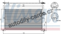 Chladič klimatizace NISSENS 94586