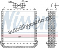 Výměník tepla NISSENS 73751