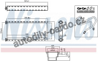 Výměník tepla NISSENS 73002